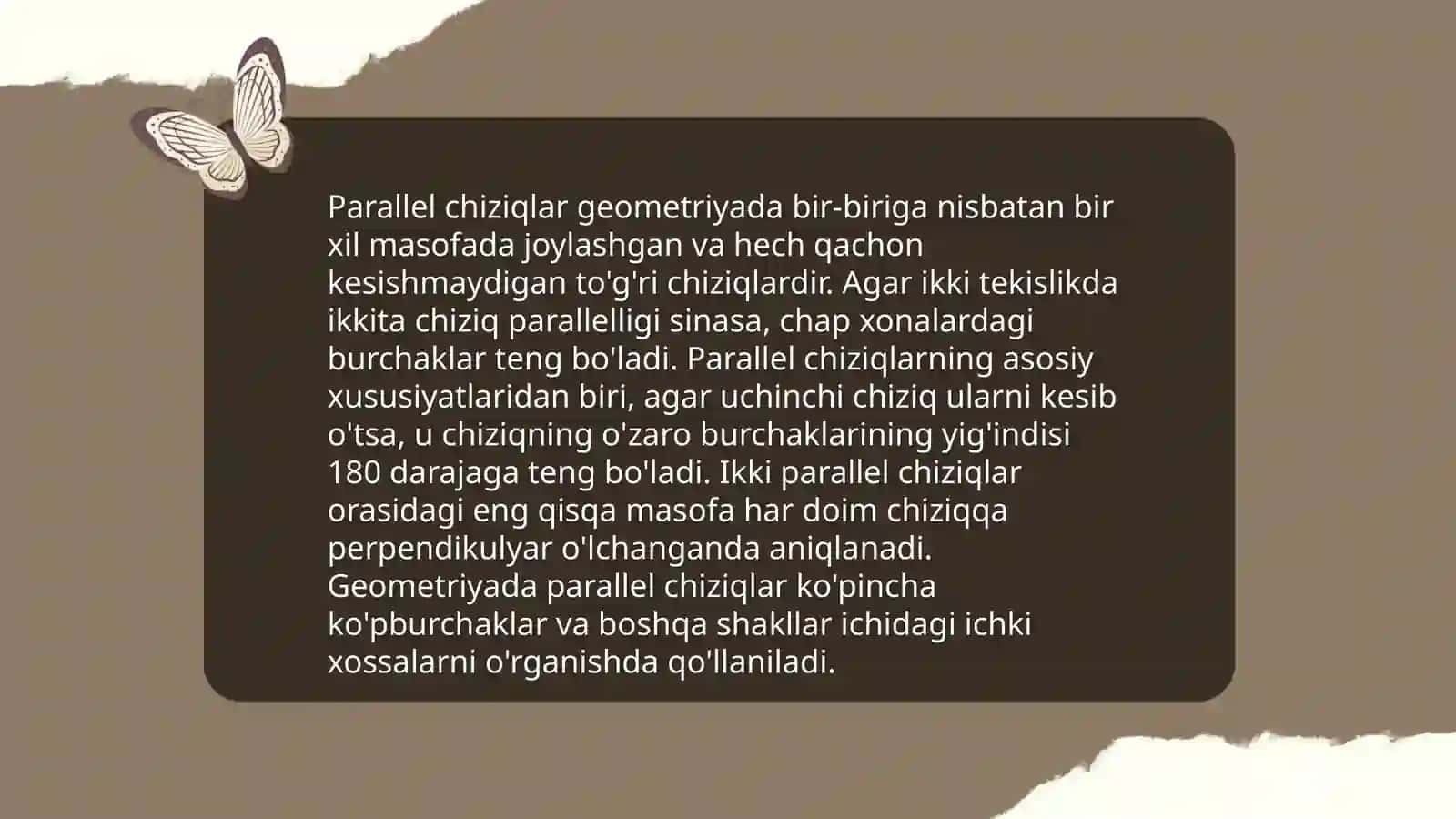 Chiziqlarning urinish tartibi, chiziqlarning o'ramasi 4