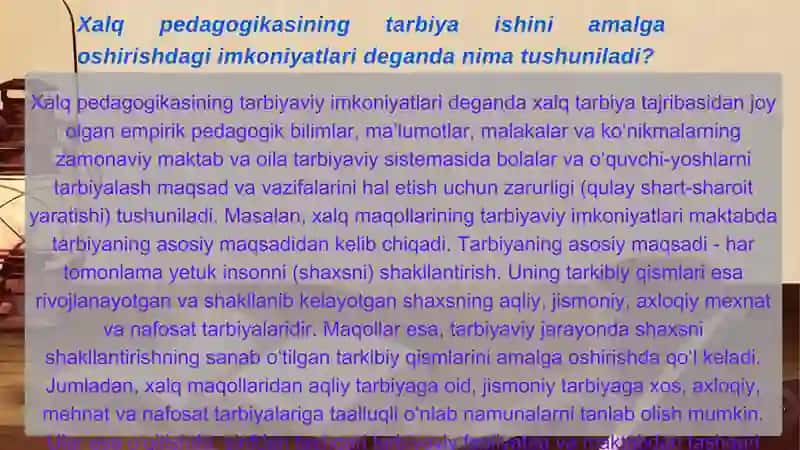 XALQ PEDAGOGIKASINING DIDAKTIK VA TARBIYAVIY IMKONIYATLARI 4