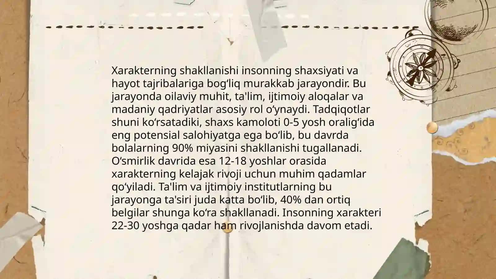 Harakter va uning hususiyatlari 4