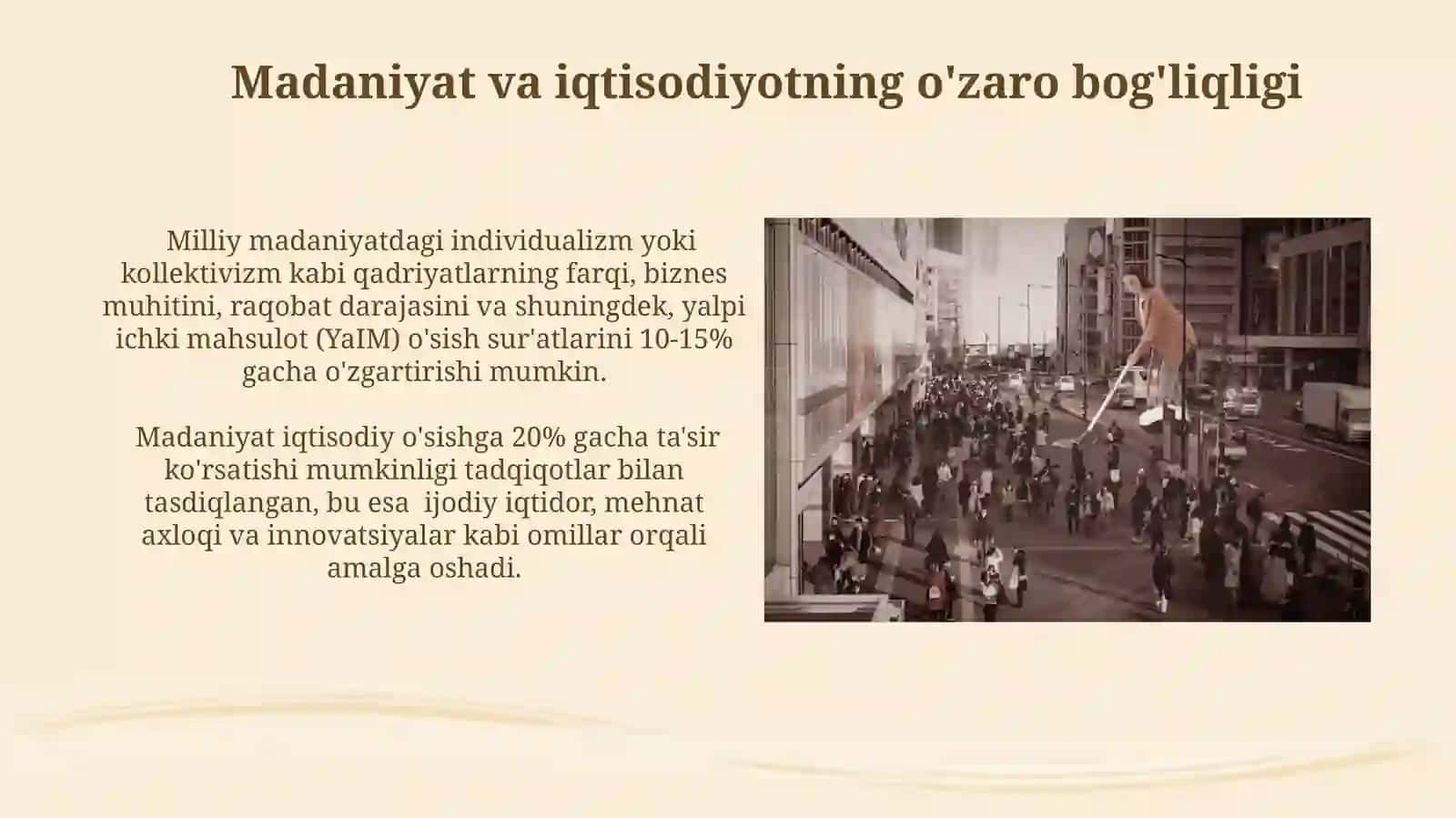 Inson madaniyati va iatisodiyoti,dunyoqarashi 4