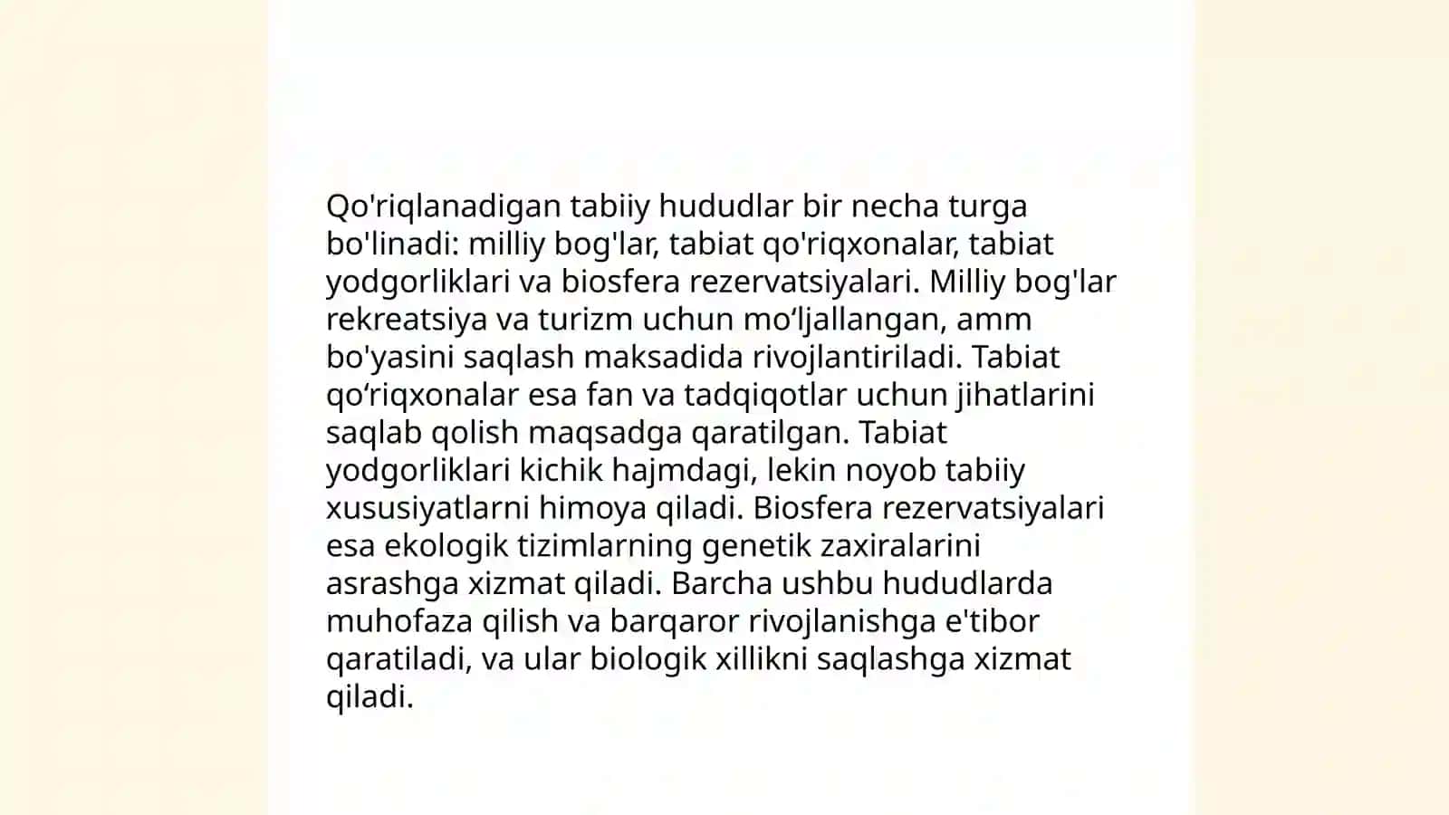 Qaraqalpog'istondagi qo'riqlanadigan tabbiy hududlarni rivojlantrish tartibi 4