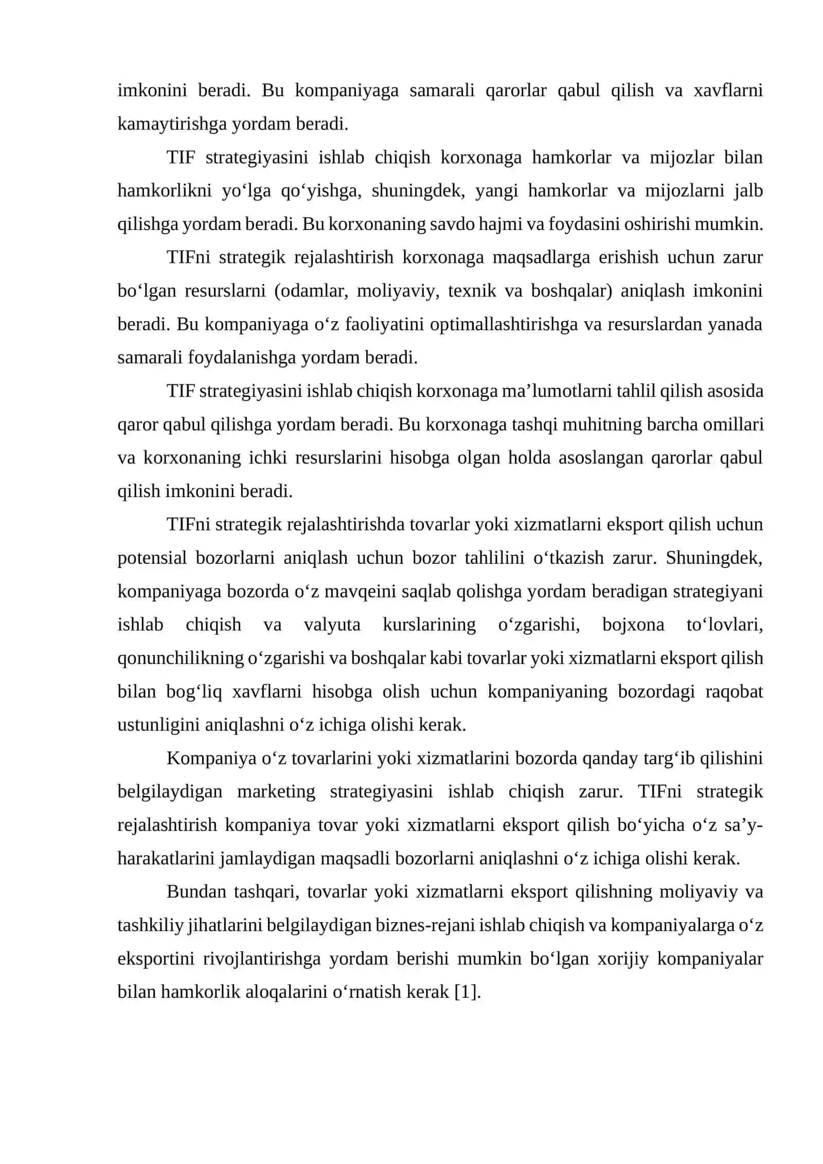 Biznesda tashqi iqtisodiy faoliyat analitikasi.(1-qism) 4