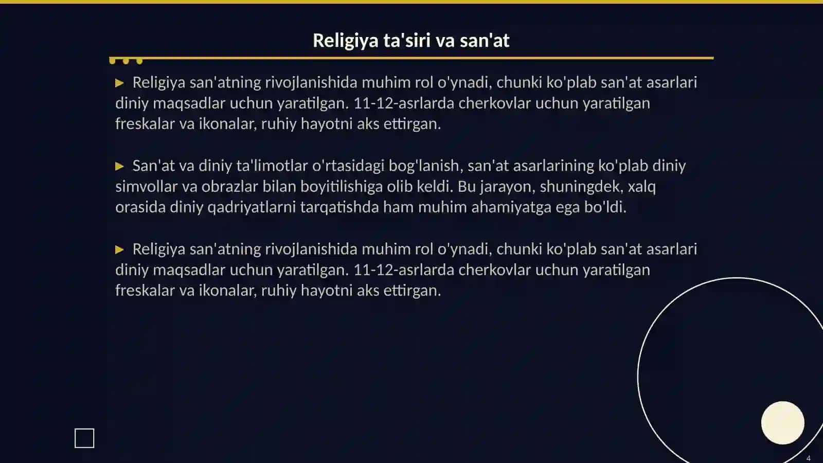 Sharqiy Yevropada Ŏrta asrlar san'atining shakllanishi va rivojlanishi 4