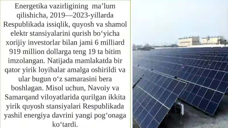 “YASHIL IQTISODIYOT“DA QAYTA TIKLANUVCHI ENERGIYANING JORIY ETILISHI. 4