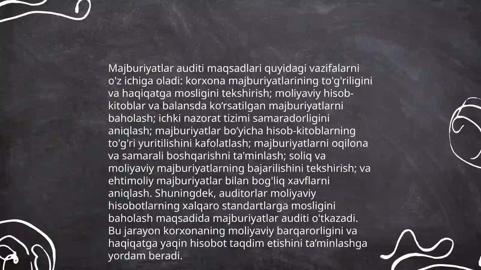 Majburiyatlar auditi 4