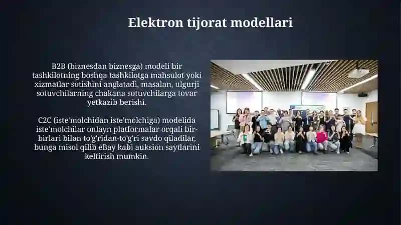 Elektron Tijoratning rivojlanishi va iqtisodiy ahamiyati 4