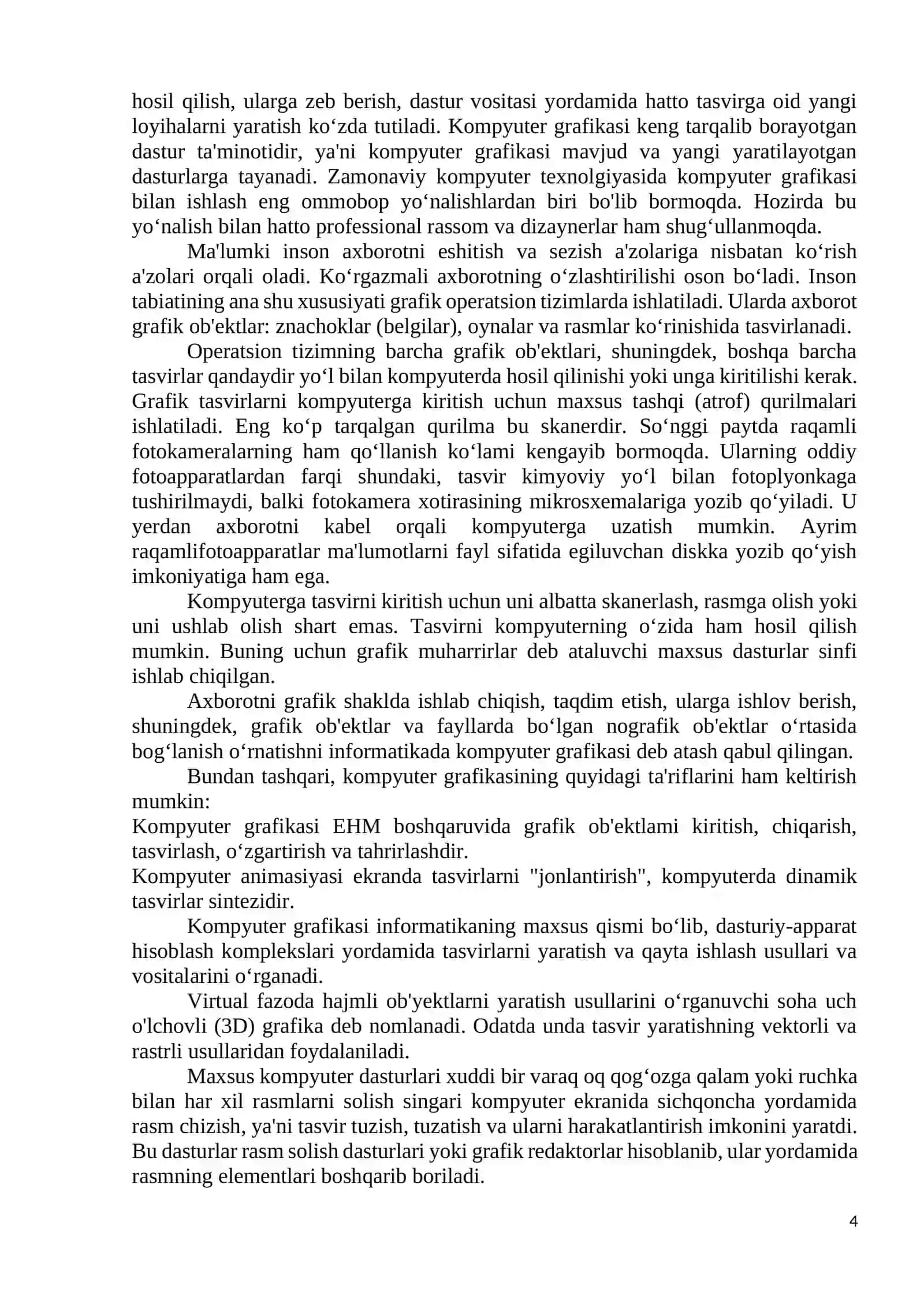 KOMPYUTER GRAFIKASI VA UNING TURLARI 4