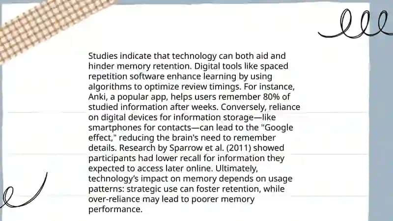Impact of Technology on Cognitive Abilities 4