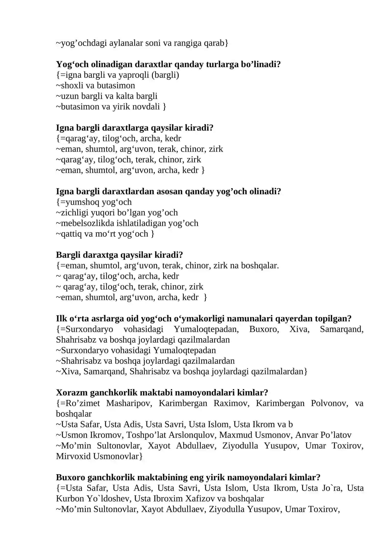 Maxsulot tayyorlash texnologiyasi 4