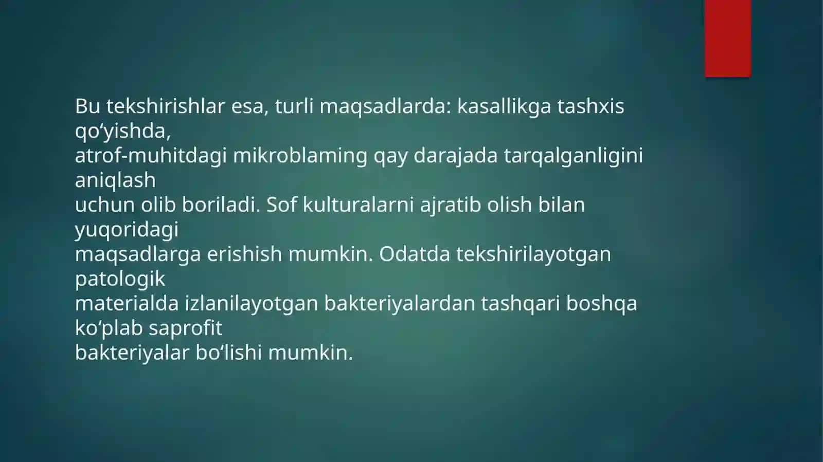 Aerob va anaerob bakteryalarni soft xosilasini ajratish bosqichlari 4