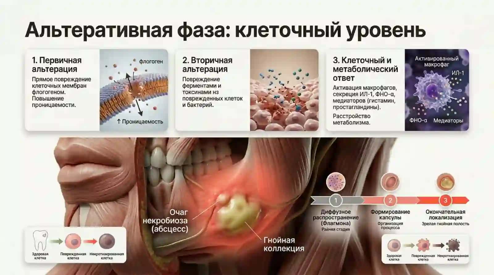 Абсцессы и флегмоны дна нолости рта языка и шеи 4