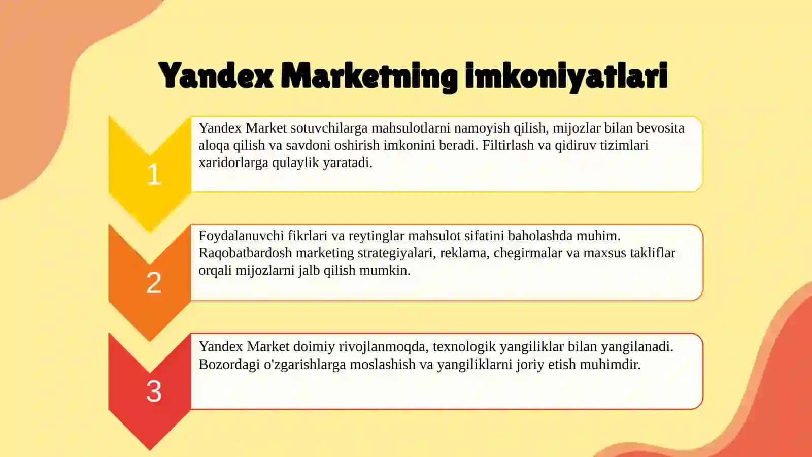 Yandex Marketning asosiy funksiyalari va imkoniyatlari 4