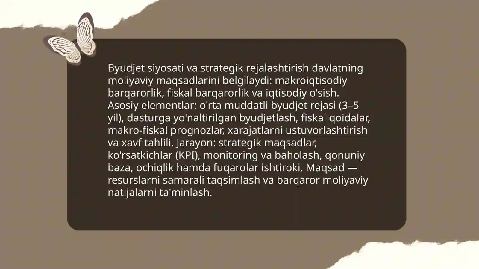 Byudjet tizimini boshqarish 4