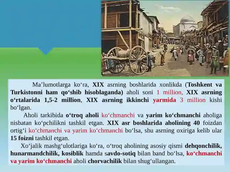QO‘QON XONLIGINING TASHQI SIYOSATI. QO‘QON XONLIGINING IJTIMOIY-IQTISODIY, MA`DANIY HAYOTI. 4