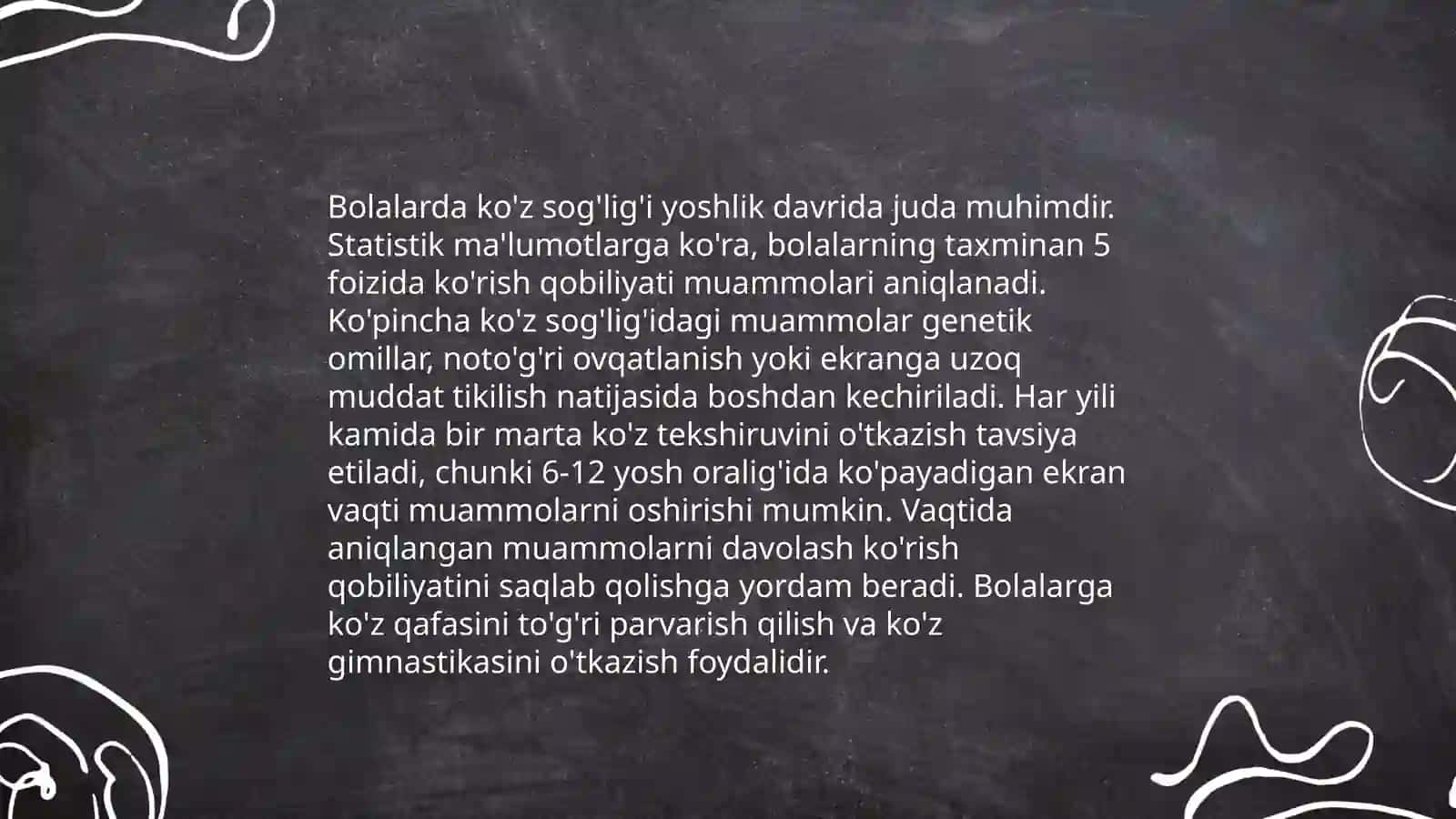 Koʻrishning yosh xususiyatlari haqida 4