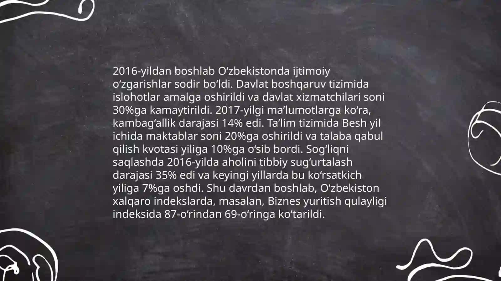 Qayta qurilish ozbekistoning ijtimoiy siyosiy vaziyat 4