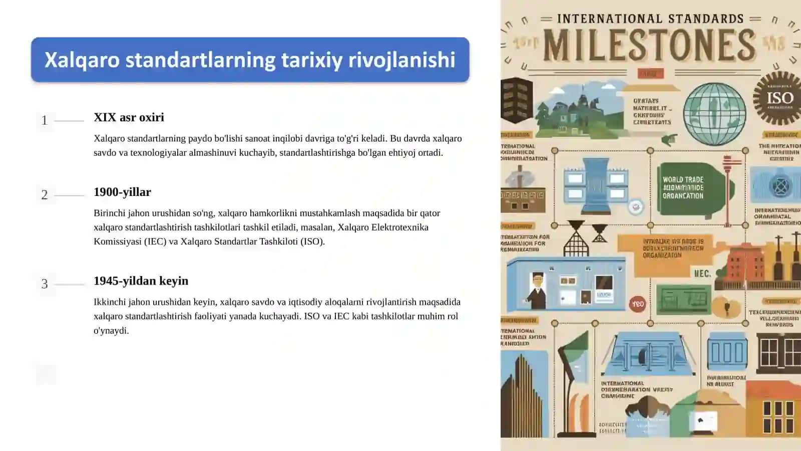 Mavzu: Sifatni boshqarish va mahsulotlarni xalqaro standartlashtirish talablari 4
