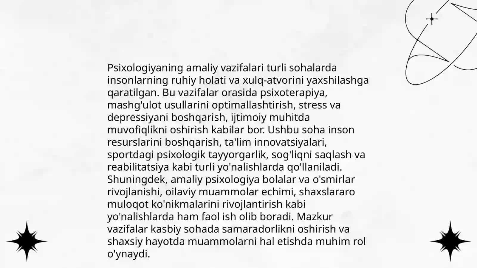 Psixologiya fanining maqsad va vazifalari 4