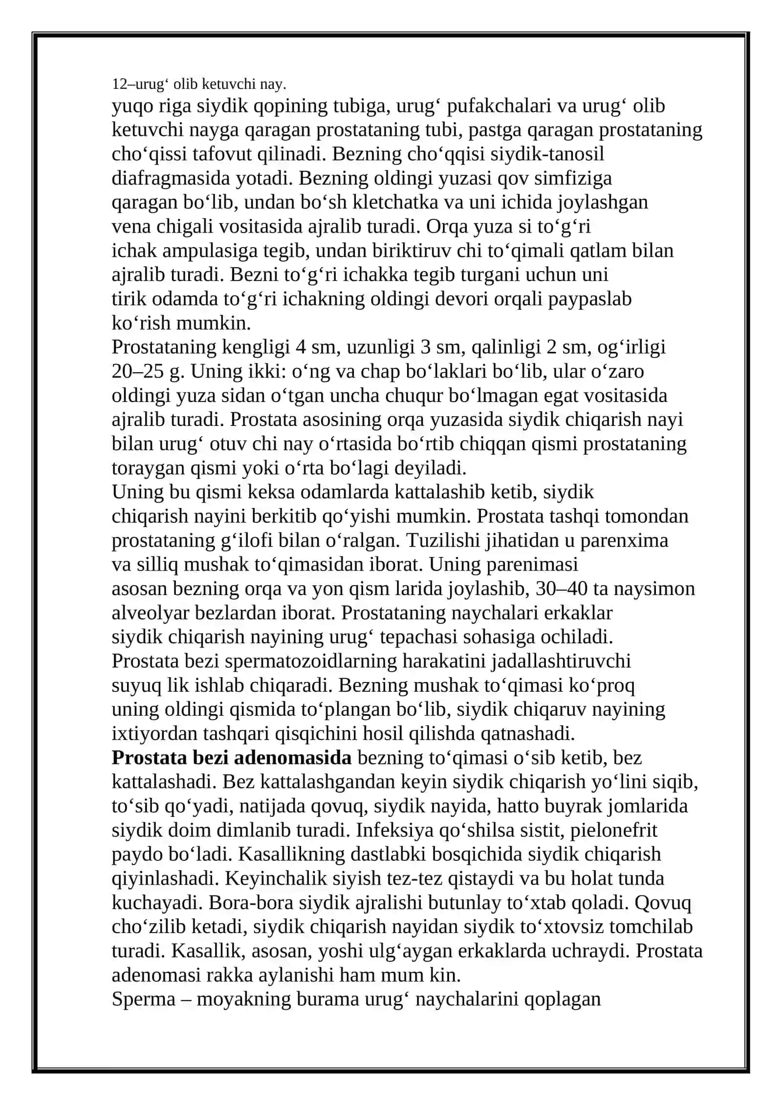 JINSIY A‘ZOLAR TIZIMI 4