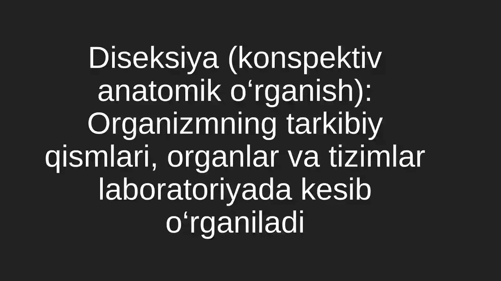 Anatomıya örganıw usulları 4
