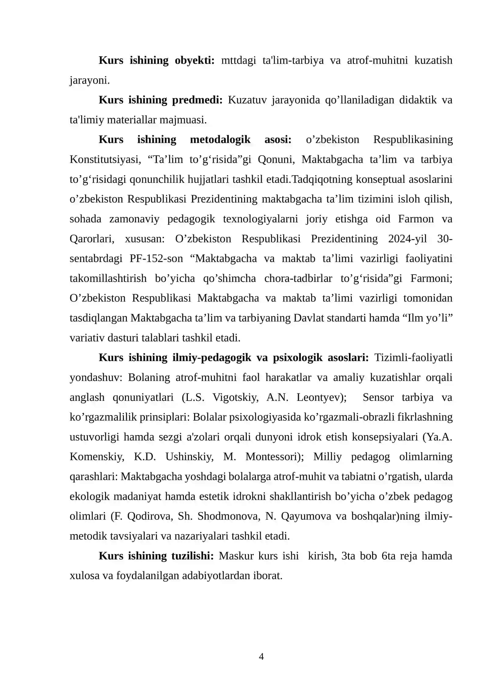 Kuzatuv jarayonida didaktik materiallardan foydalanishning ta’limiy samaradorligi 4
