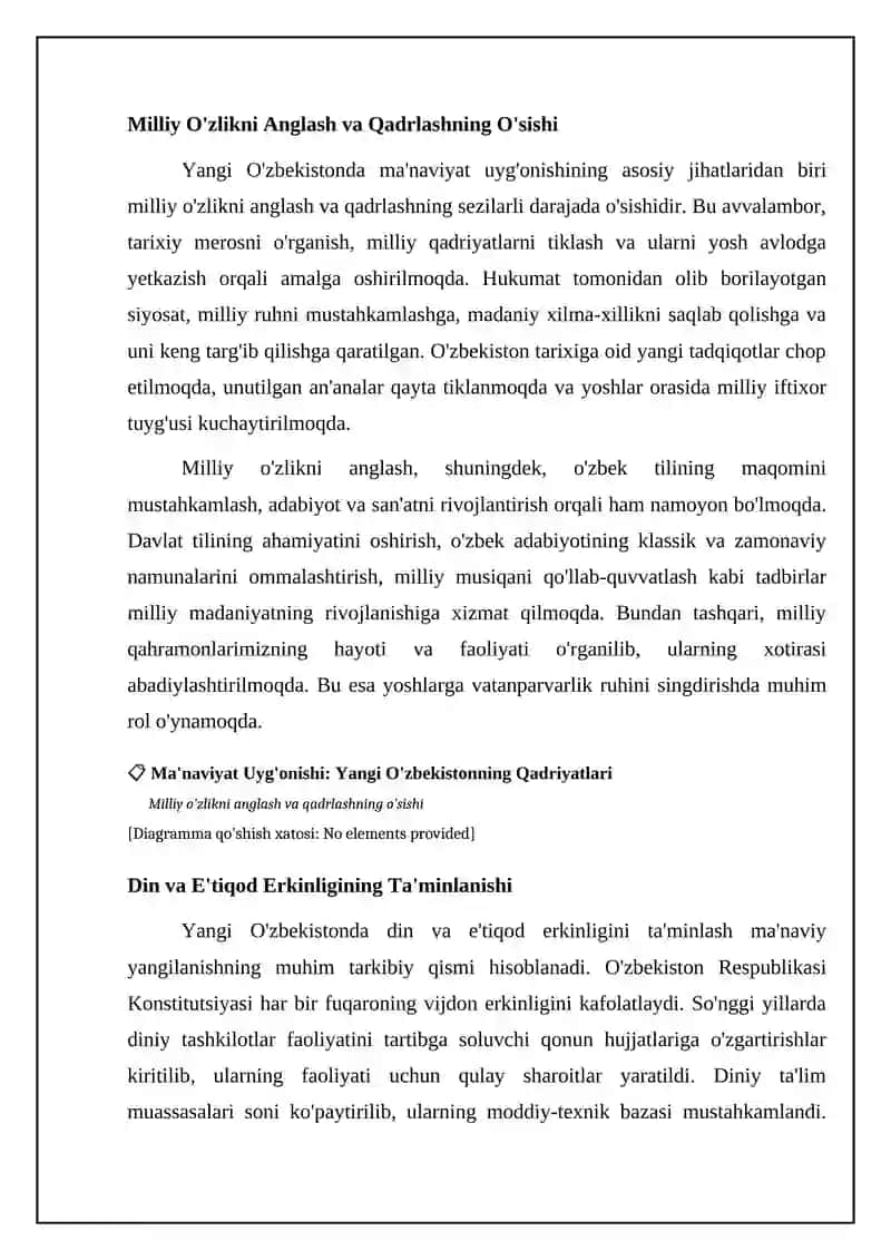 Yangi O'zbekistonda amalga oshirilayotgan ma'naviy o'zgarishlar 4