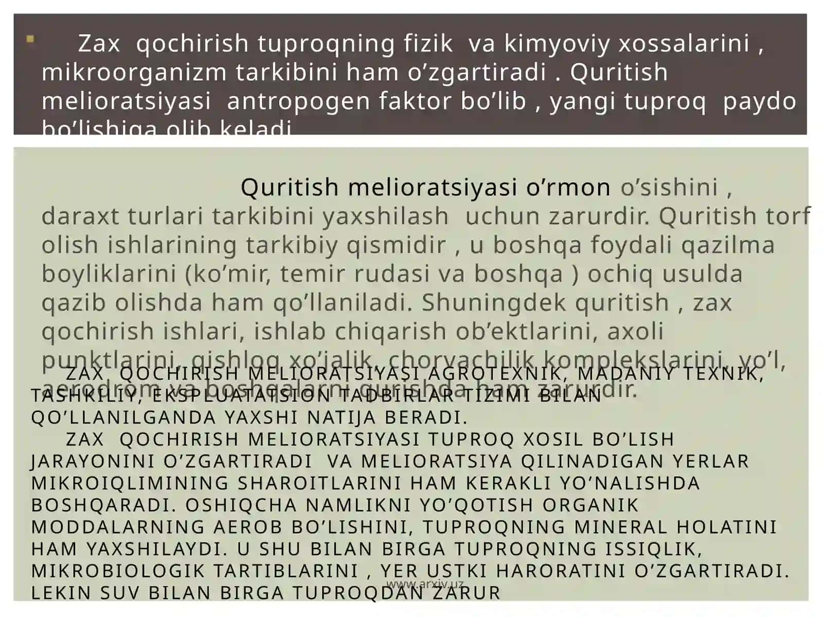 Zax qochirish usullari va tarmoqlari 4