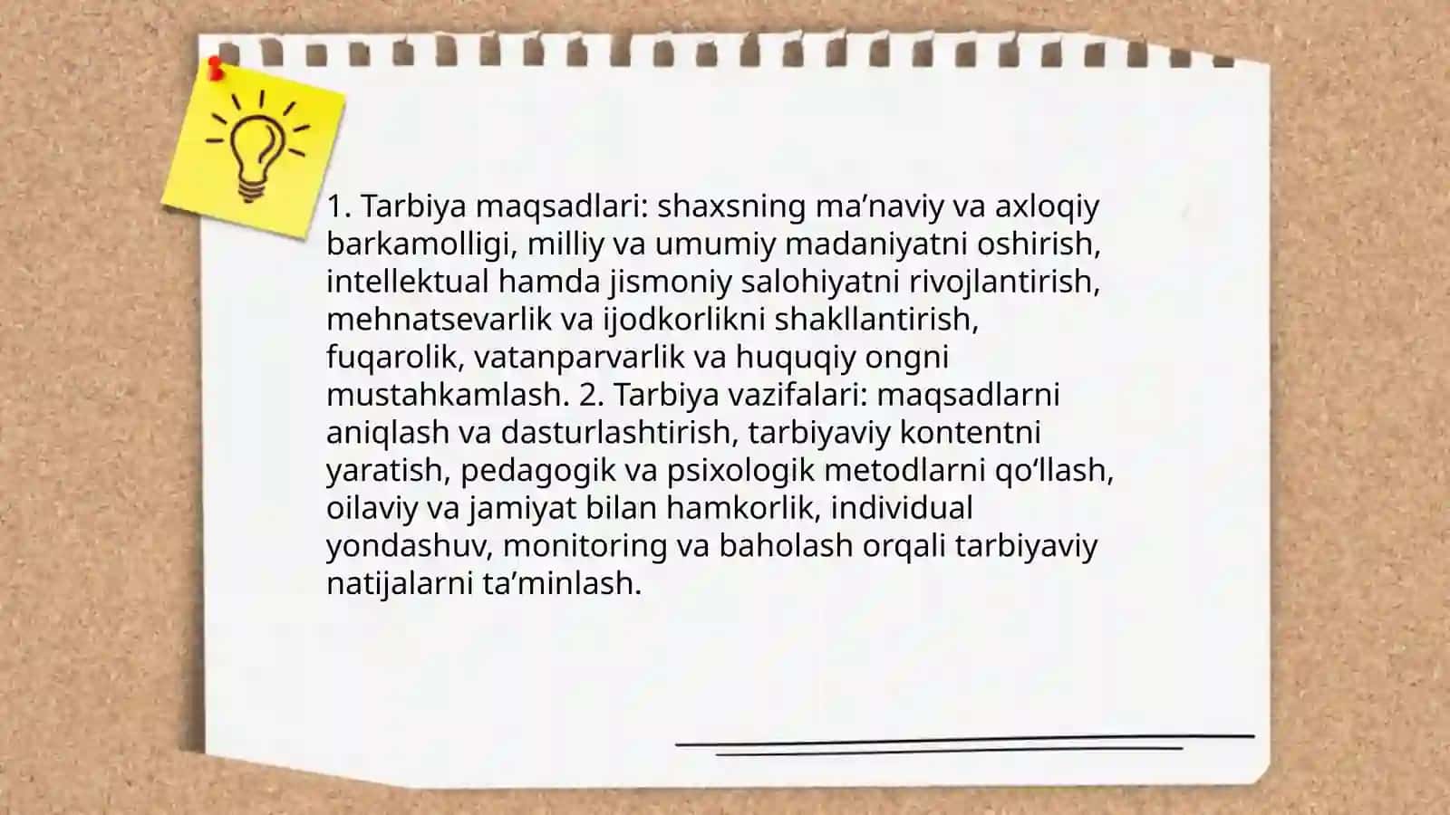 Tarbiya jarayonining mohiyati va mazmuni 4