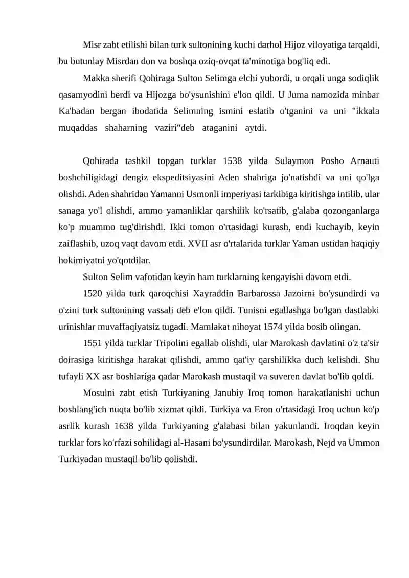 Arab mamlakatlari tarixi 4