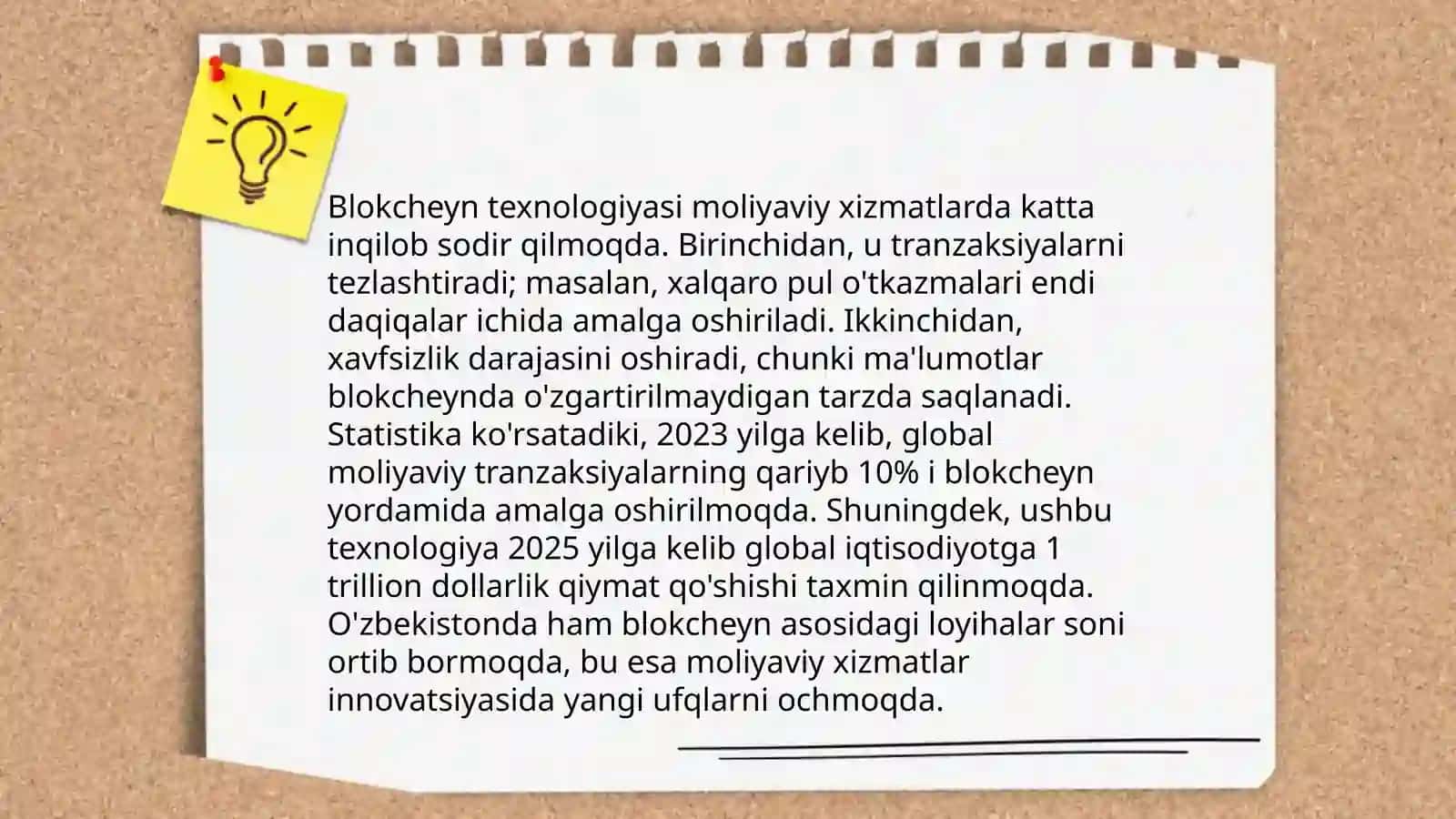 Blokcheyn texnalogiyalarining jahon miqyosidagi o‘rni, roli va uni rivojlantirish istiqbollari 4