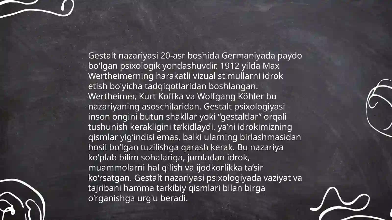 Geshtalt psixologiyasining mazmun mohiyati 4
