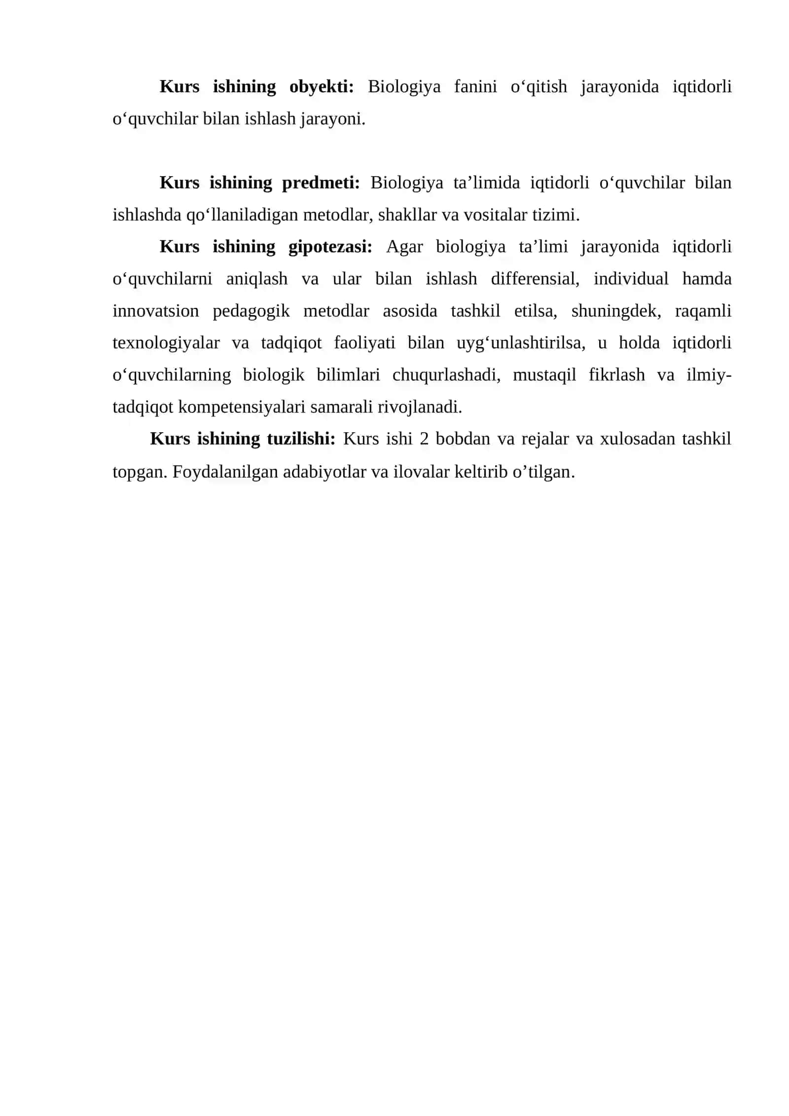 BIOLOGIYA TA’LIMIDA IQTIDORLI O‘QUVCHILAR BILAN ISHLASH METODLARI 4