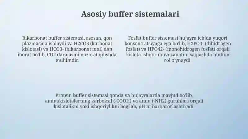 Organizmning bufer sistemalari 4