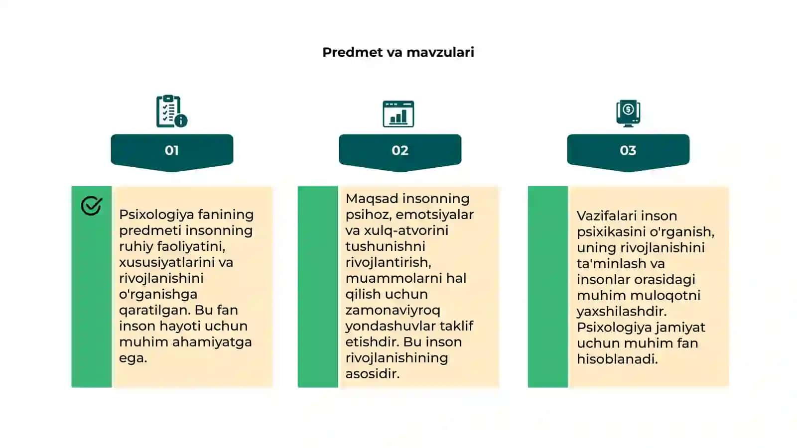 Psixologiya fanining predmeti maqsad va vazifalari 4