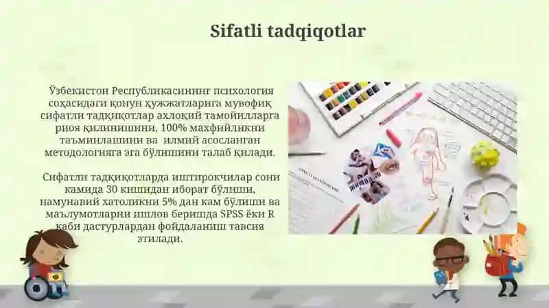 Bola psixikasining o‘rganish prinsiplari 4