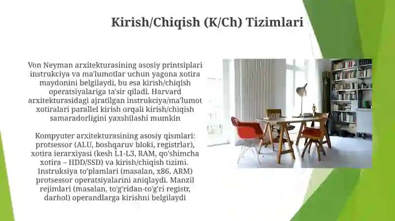 Ko'rsatmalar To'plami Arxitekturasi 4