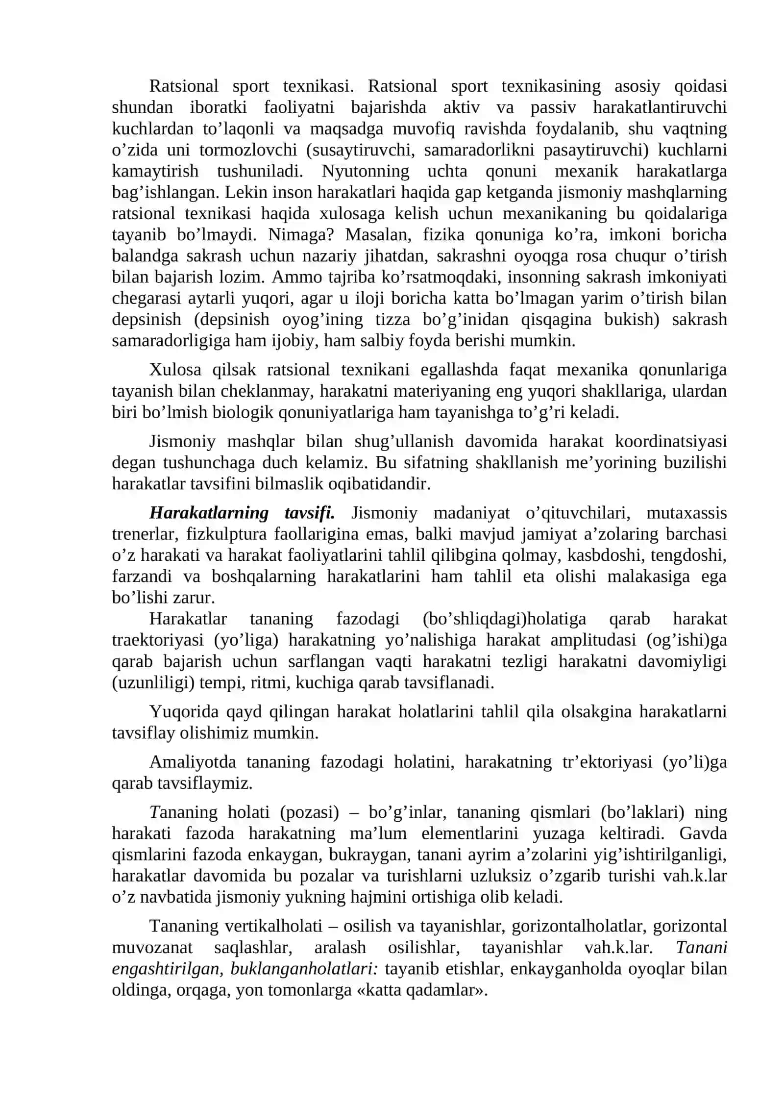 Jismoniy tarbiyaning mashg’ulotlari,Jismoniy mashqlar 4