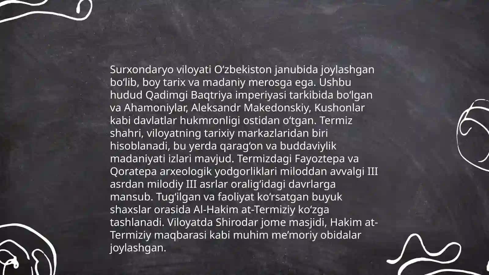 Surxondaryoda qadimiy me'morchilik yodgorliklari 4