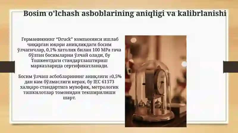 Suyuqliklarni bosimini oʻlchash 4
