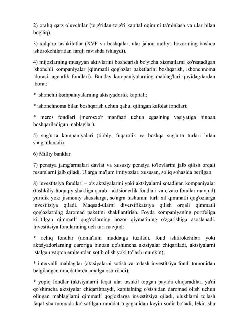 Jahon moliya bozori 4