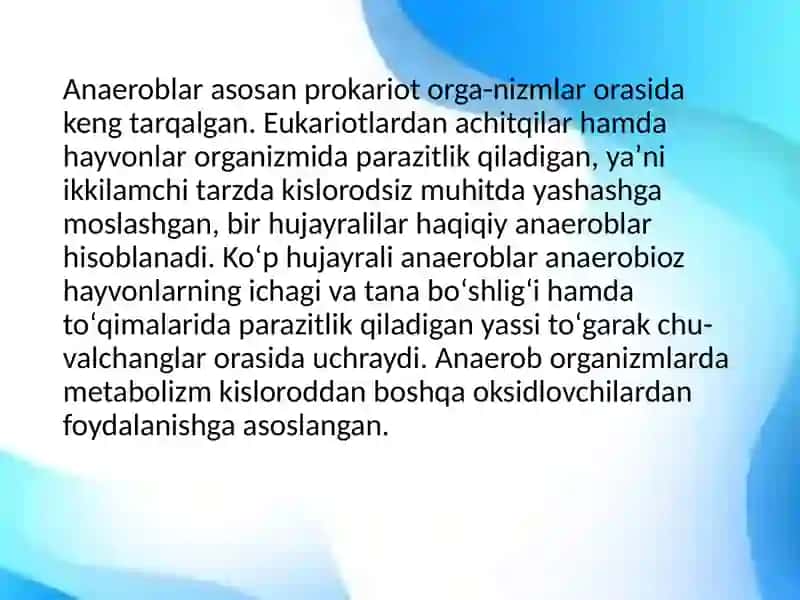 Anaerob mikroblarni oʻstirish uchun qoʻllaniladigan oziq moddalar va ularni tayyorlash 4
