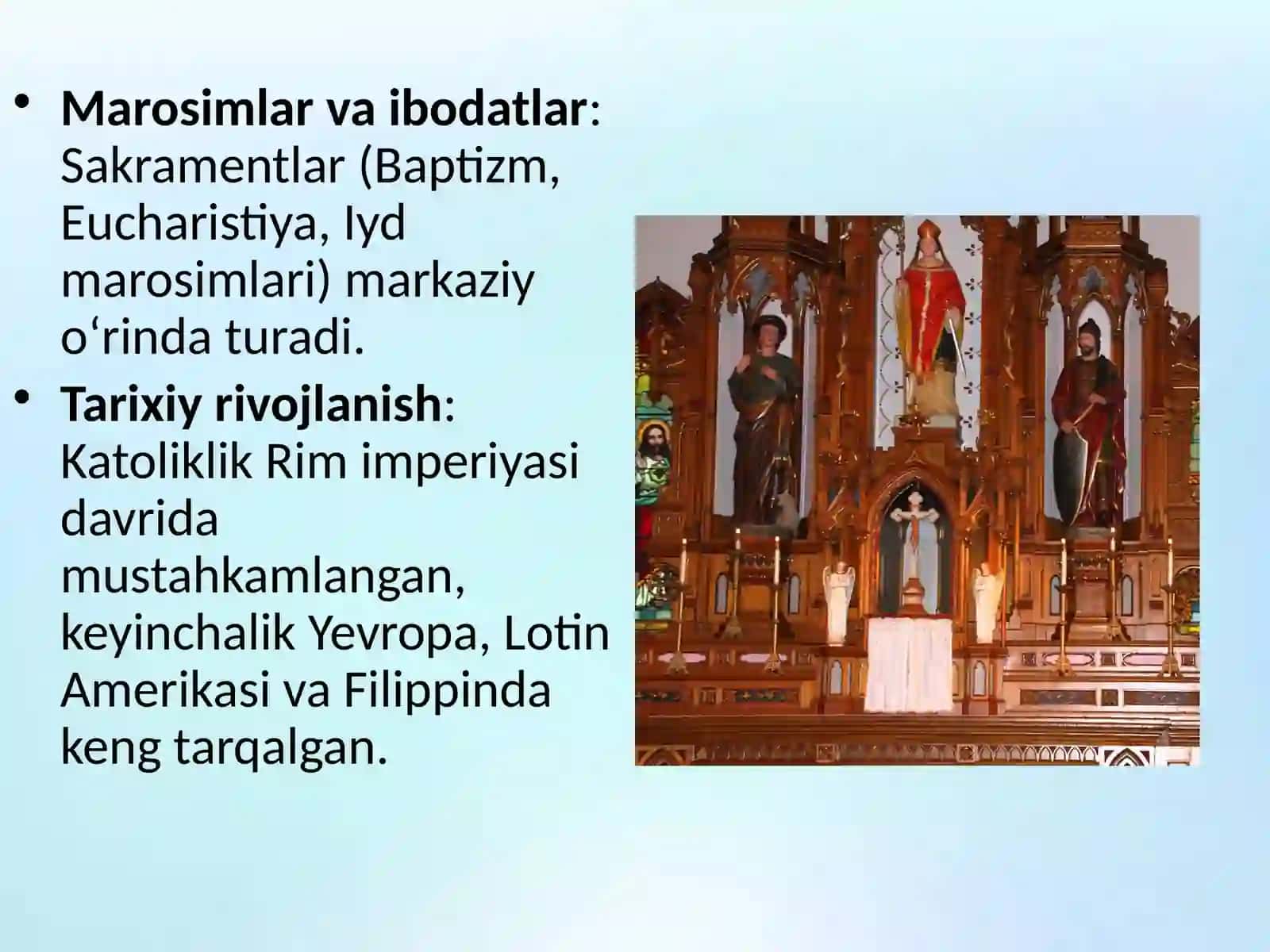 Xristianlikdagi asosiy oqimlar 4