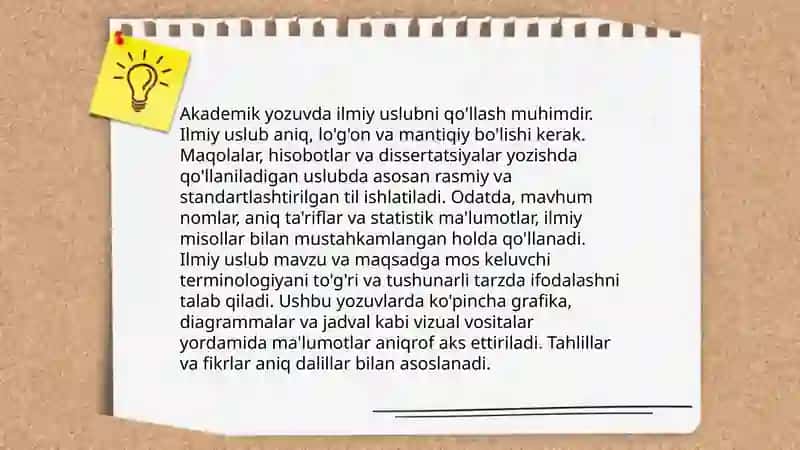 Akademik yozuvning mazmuni va vazifasi 4