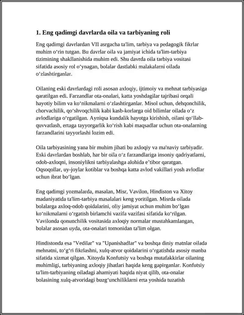 ENG QADIMGI DAVRLARDAN VII ASRGACHA TA'LIM TARBIYA VA PEDAGOGIK FIKRLAR 4