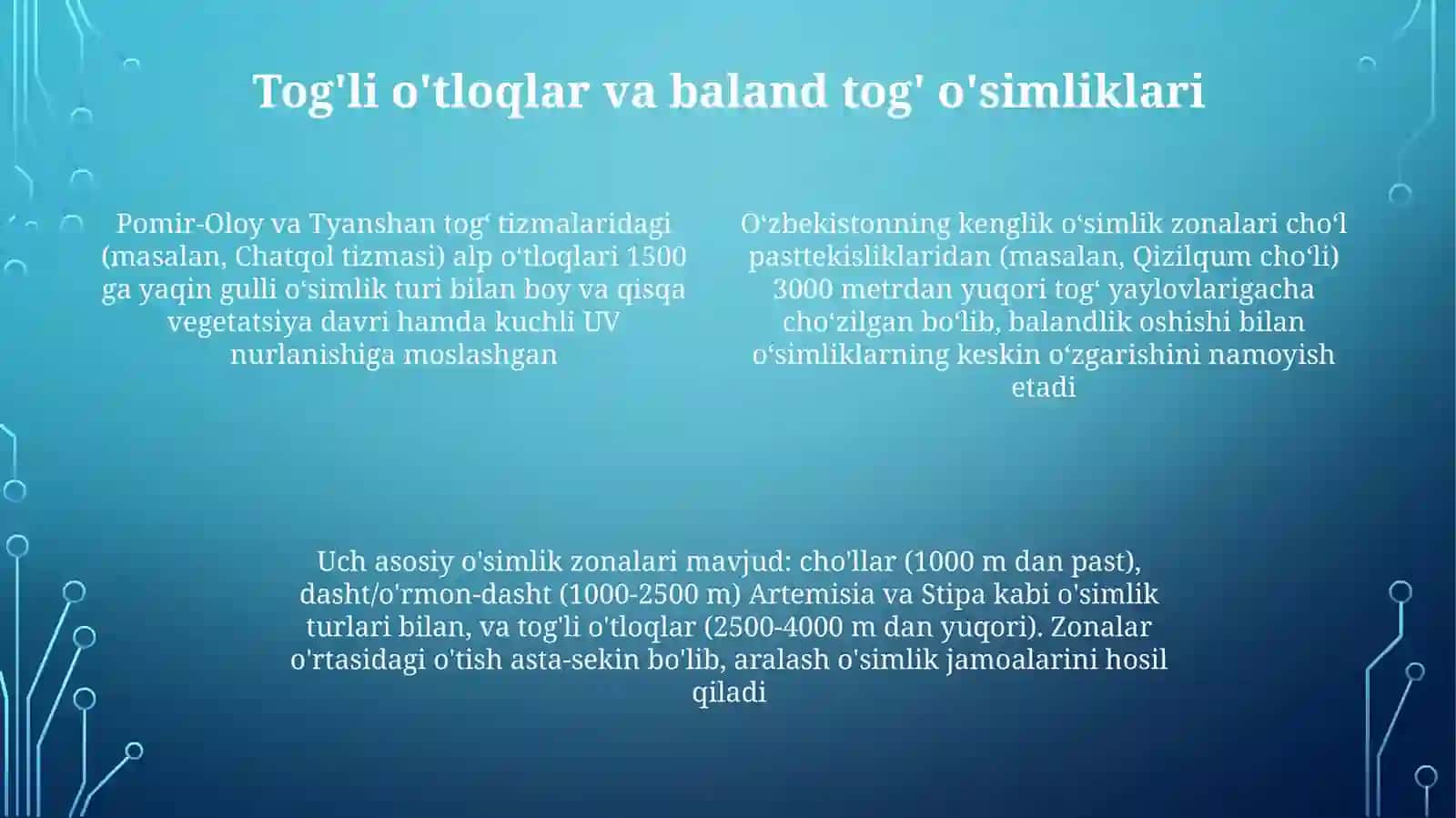 Òzbekistondagi kenglik zonasi o'simliklari 4