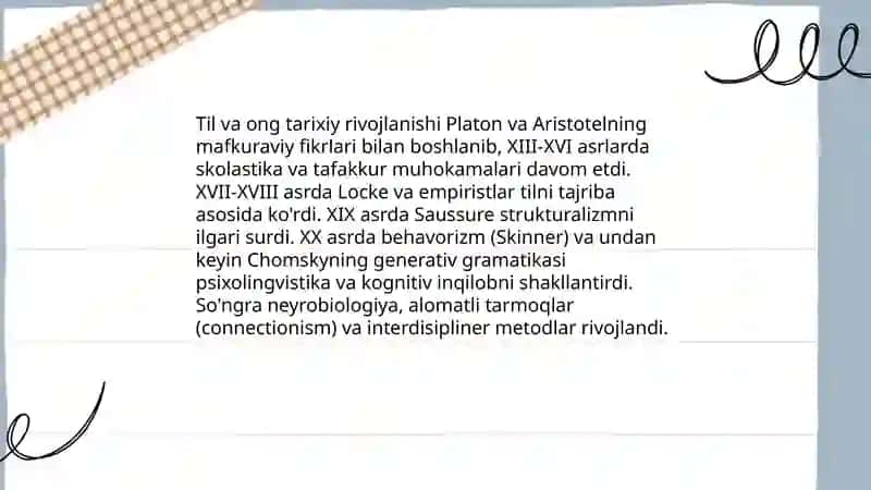 Psixolingvistika til va ong o'rtasidagi ko'prik mavzusida 10 sahifali slayd 4