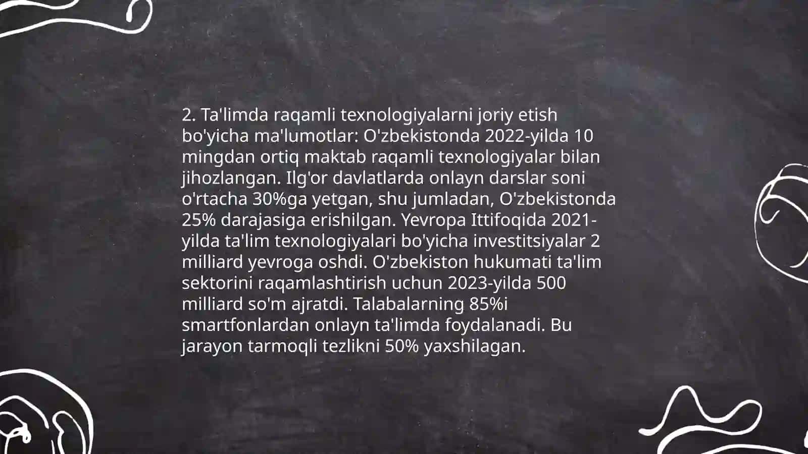 O'zbekiston Respublikasida ta'lim sohasida amalga oshirilayotgan islohotlar 4