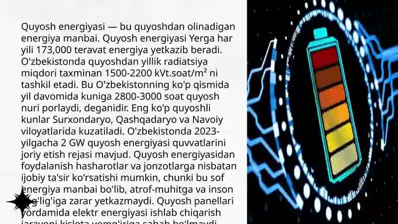 Energiya turlari va ulardan foydalanish 4