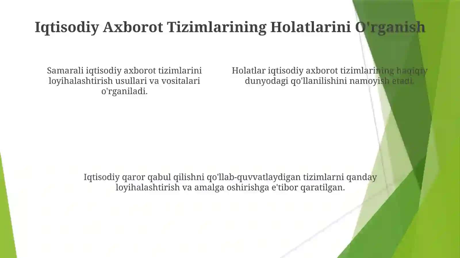 Iqtisodiyaxborottizimlariniloyihalashtirishningusulvavositalari 4