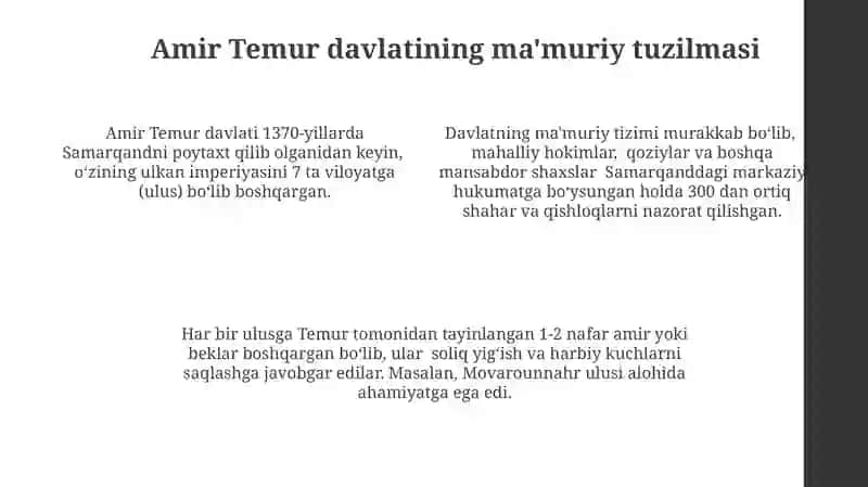 Amir Temur davlatining qoshin tuzilishi 4